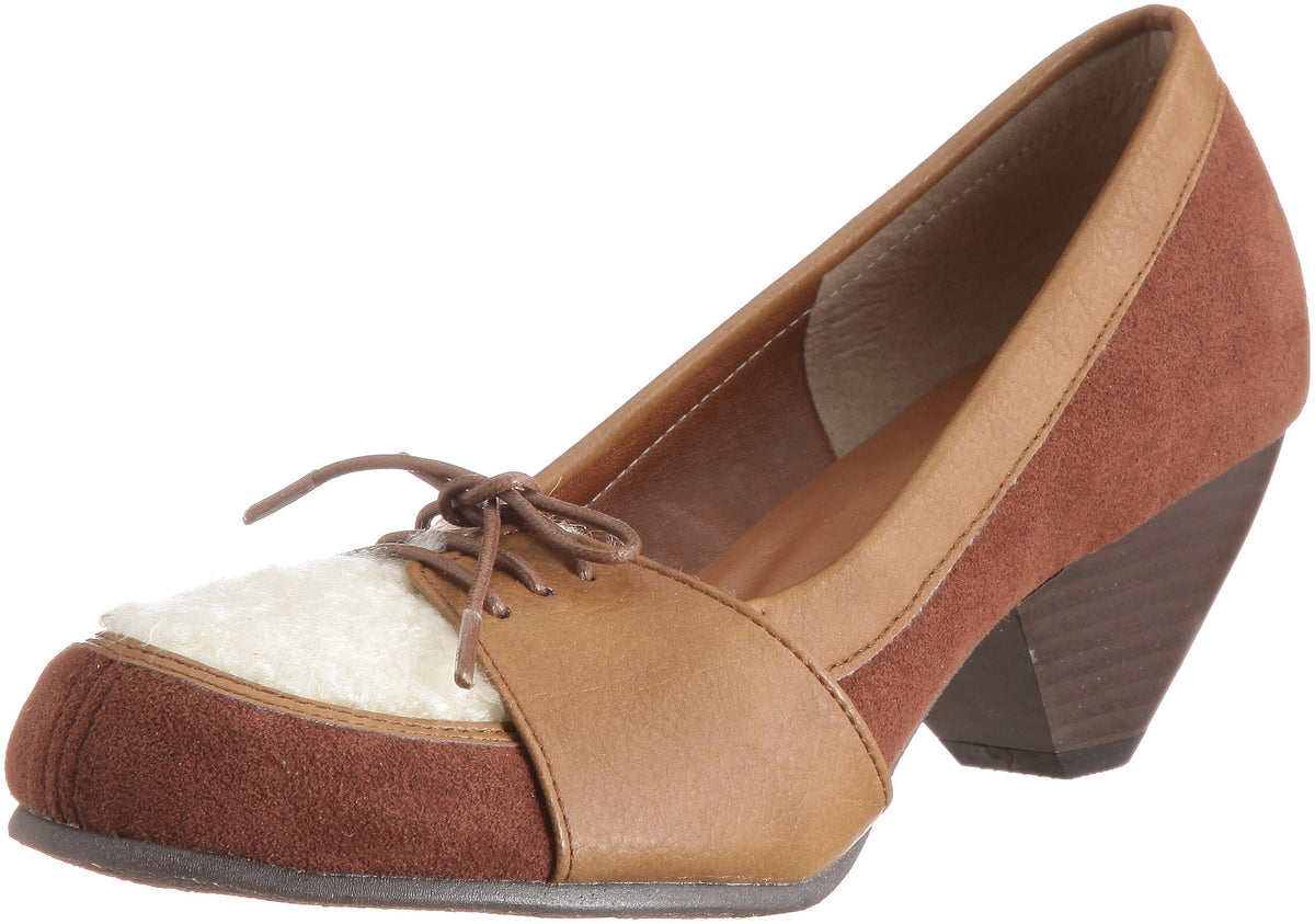 Jelly Beans 120-72 Preppy Pumps, Braun, 24.5 cm 2E