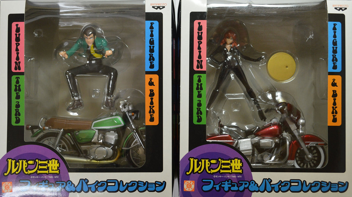 Lupine III figure bike collection Lupine Fujiko whole set of 2