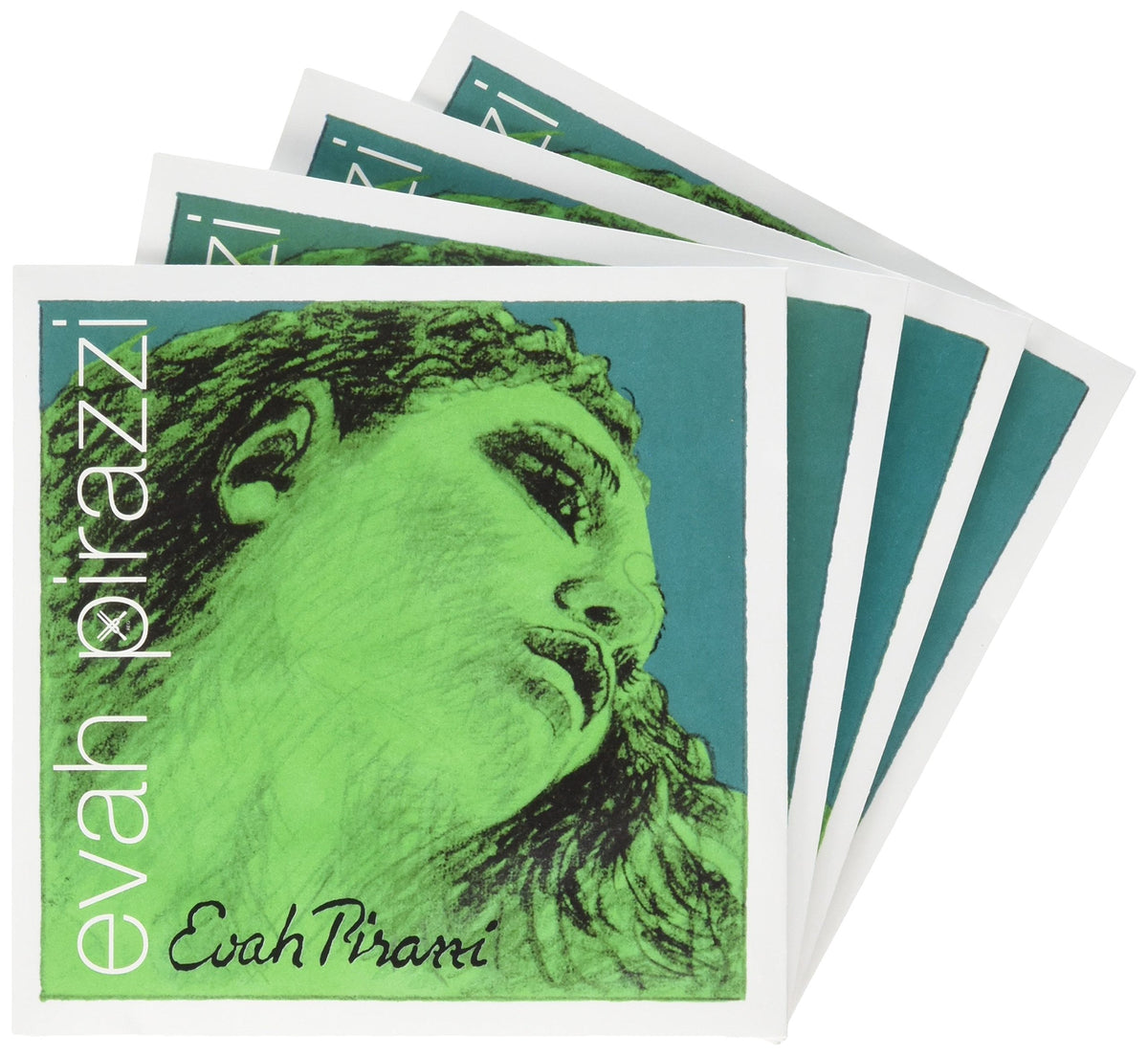 EVAH PIRAZZI Eva Pilazzi Violin String Set (E Wire: Gold Steel, 0.27 Loop End)