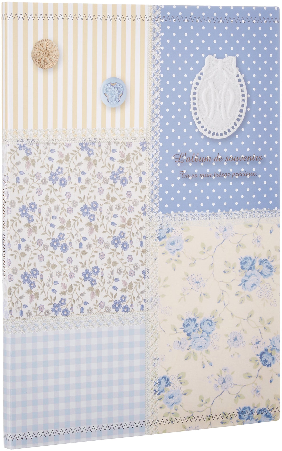 Nakabayashi Co., Ltd. five books set pocket album patchwork pink 5PL-270-31-P