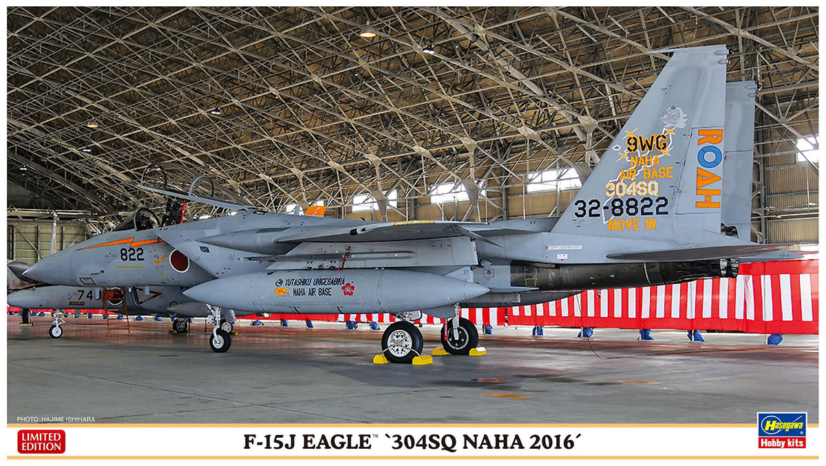 Hasegawa HA2207 1:72 Scale F-15J Eagle 304 Sqd NAHA 2016" Plastic Model