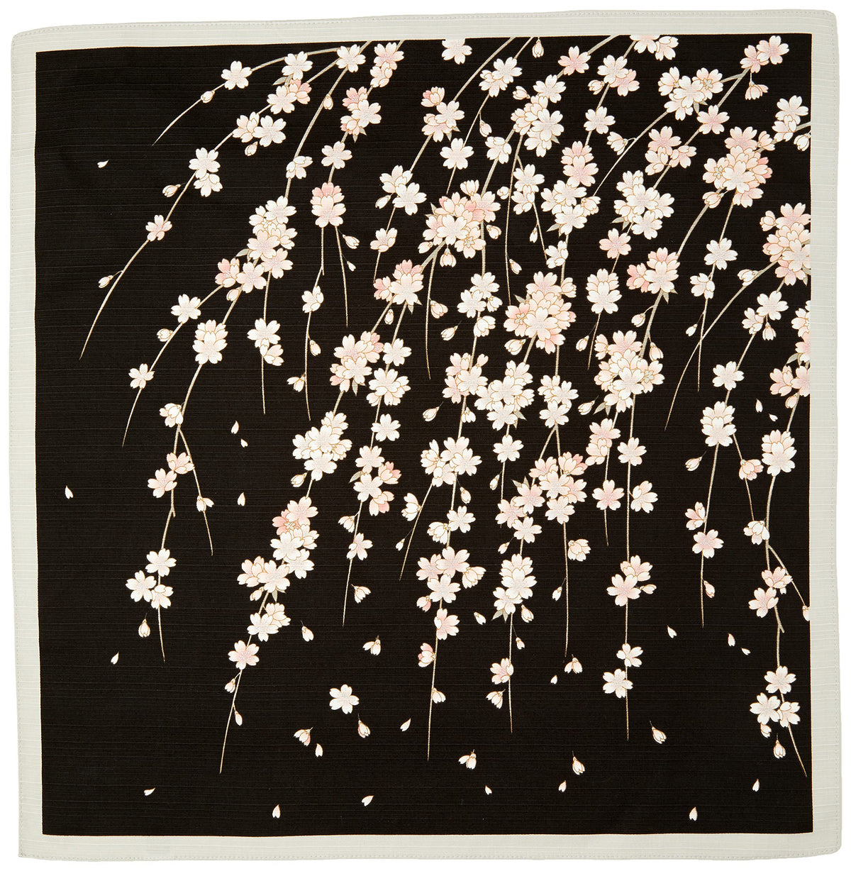 Yu-soku Furoshiki Japanese Wrapping Cloth (Weeping Cherry Tree in Night)