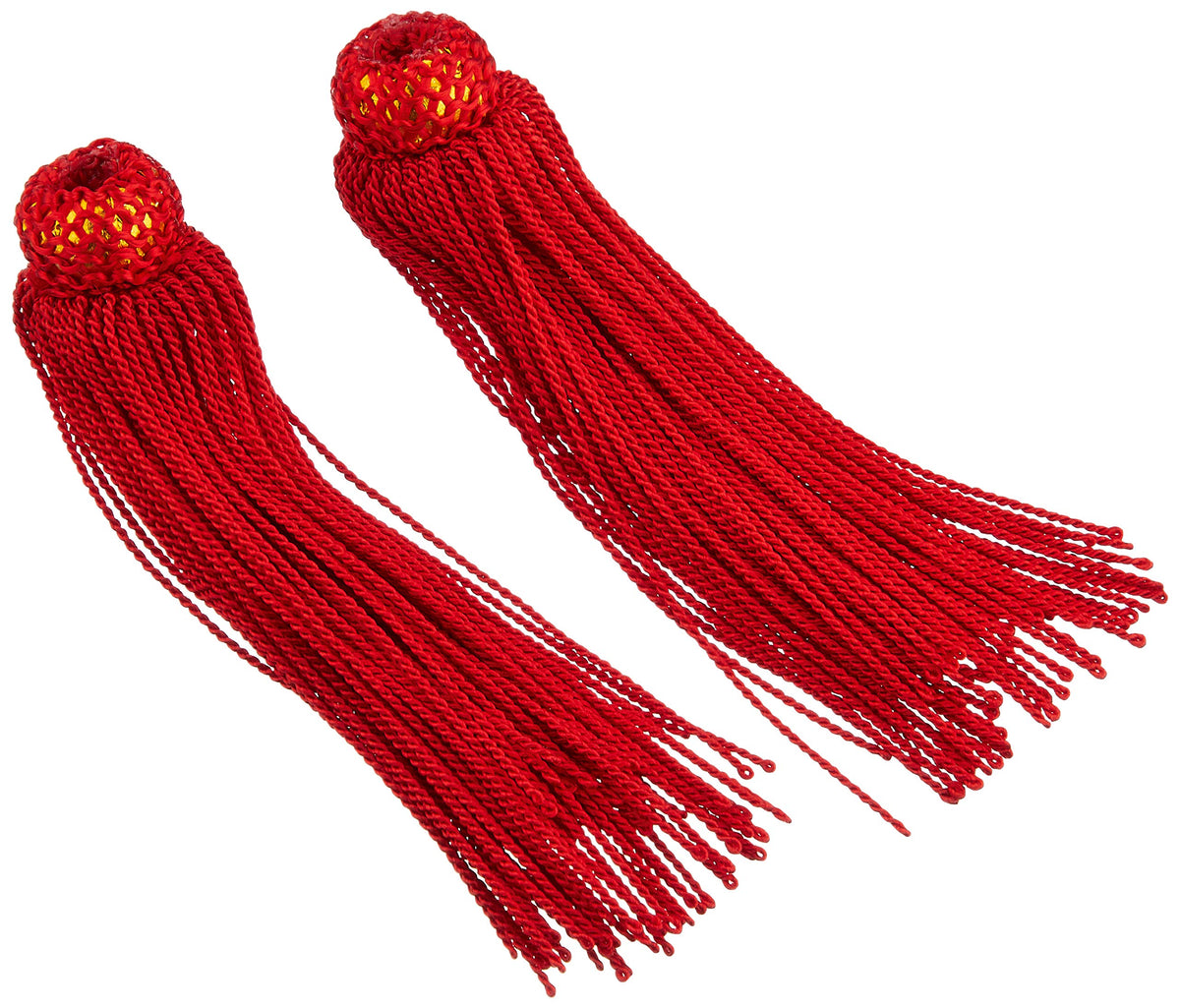 NBK TU90-R Tassel Red Approx. 3.5 inches (9 cm), 2 Pairs