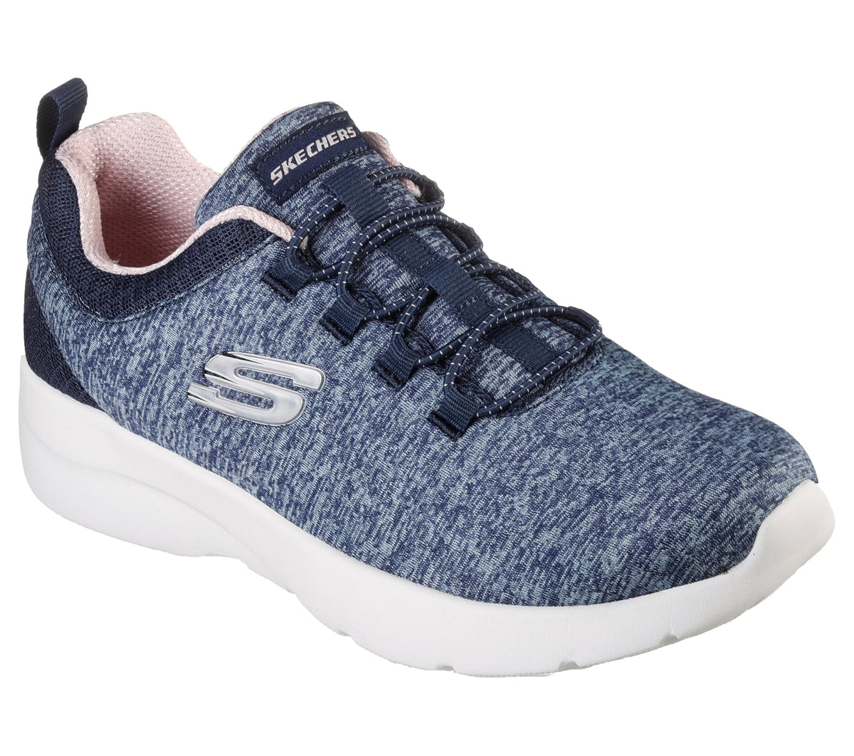 Skechers Dynamight 2.0-in A Flash_12965W Women's Sneakers, Navy/Pink, 24.5 cm