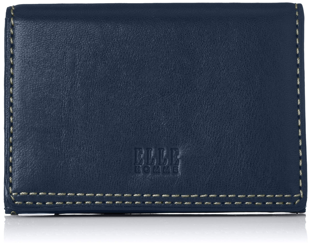 Elhom XP34665 Sheep Business Card Holder, Men's, Navy