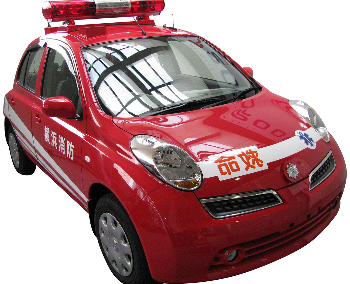Fujimi Model ID257 1/24 Inch Up Series No. 257 Nissan March Fire Rescue Vehicle Plastic Model