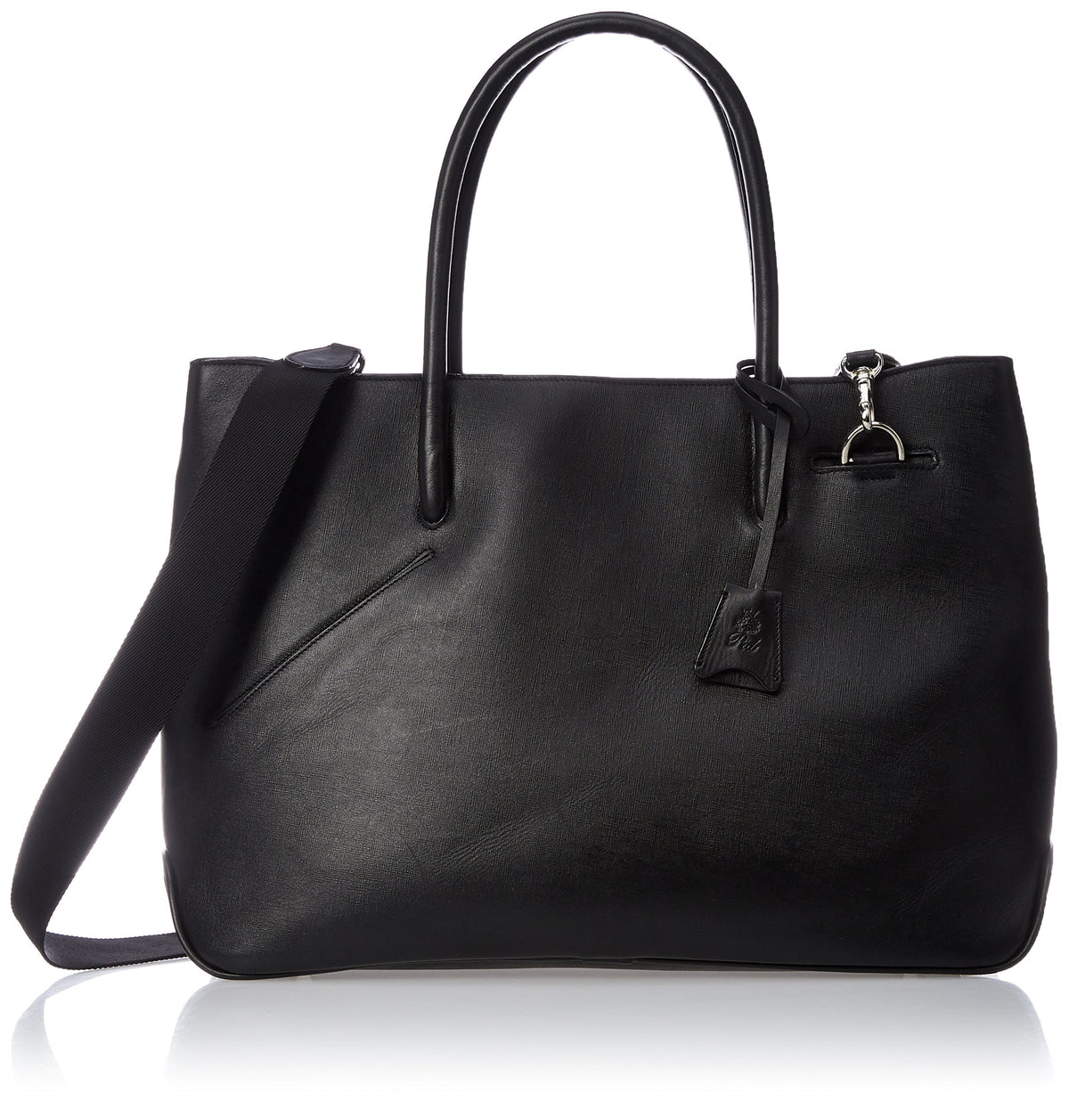 P ID PAP103 Tote Bag, Black