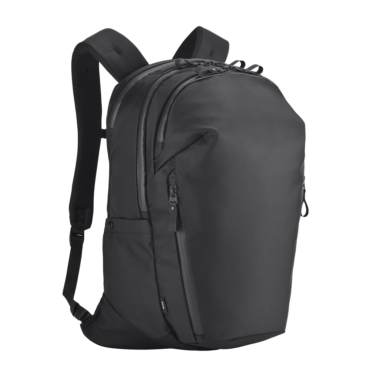 Ace Jean No.67812 Business Backpack, A4 Size, Water Resistant, Fits 15.6 Inch PC, Air Mesh Back, Rucksack, Men's, Black, black (black 19-3911tcx)