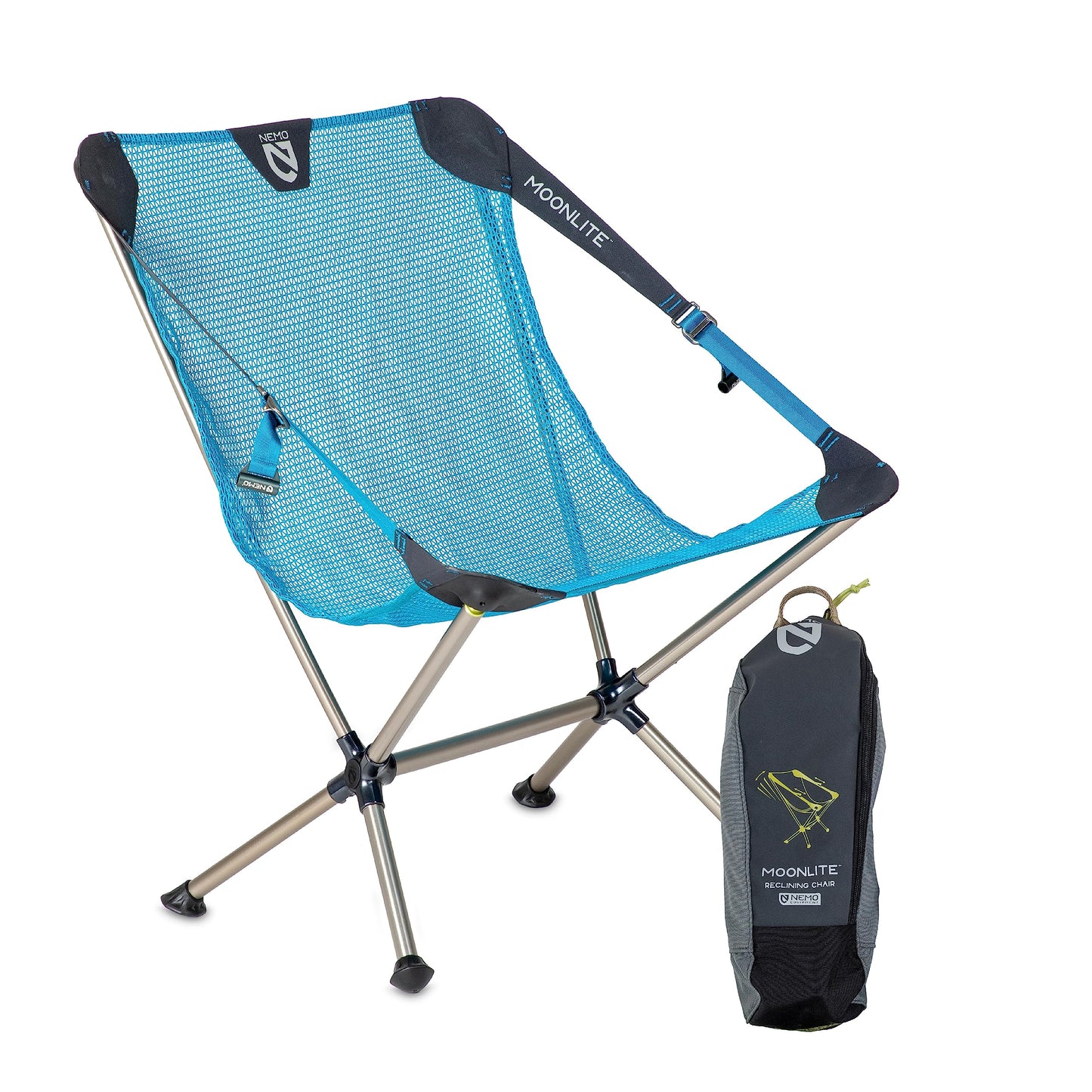 Nemo Moonlite Reclining Camp Chair - Bluebird