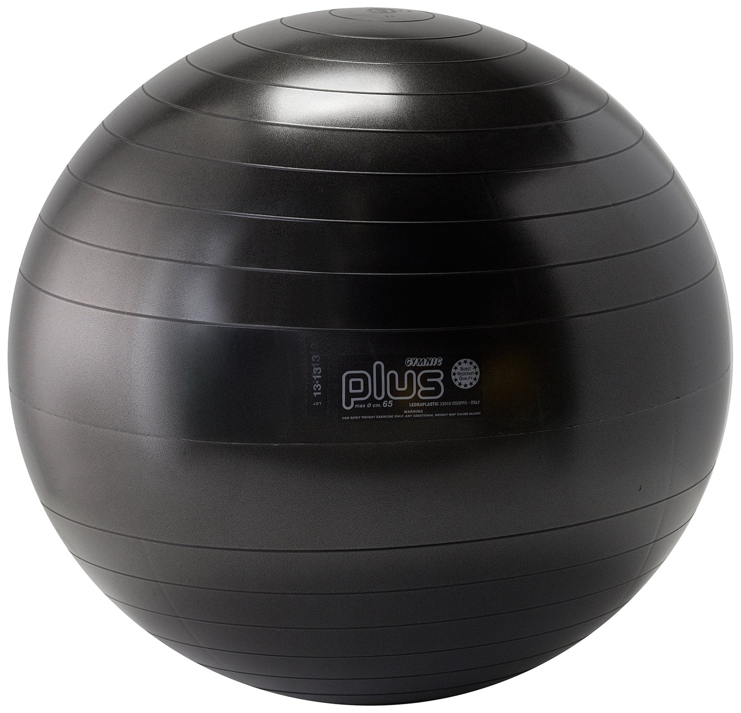 Gymnic LP9543 Gimmnik Plus (Plus) 65, Black, Made in Italy
