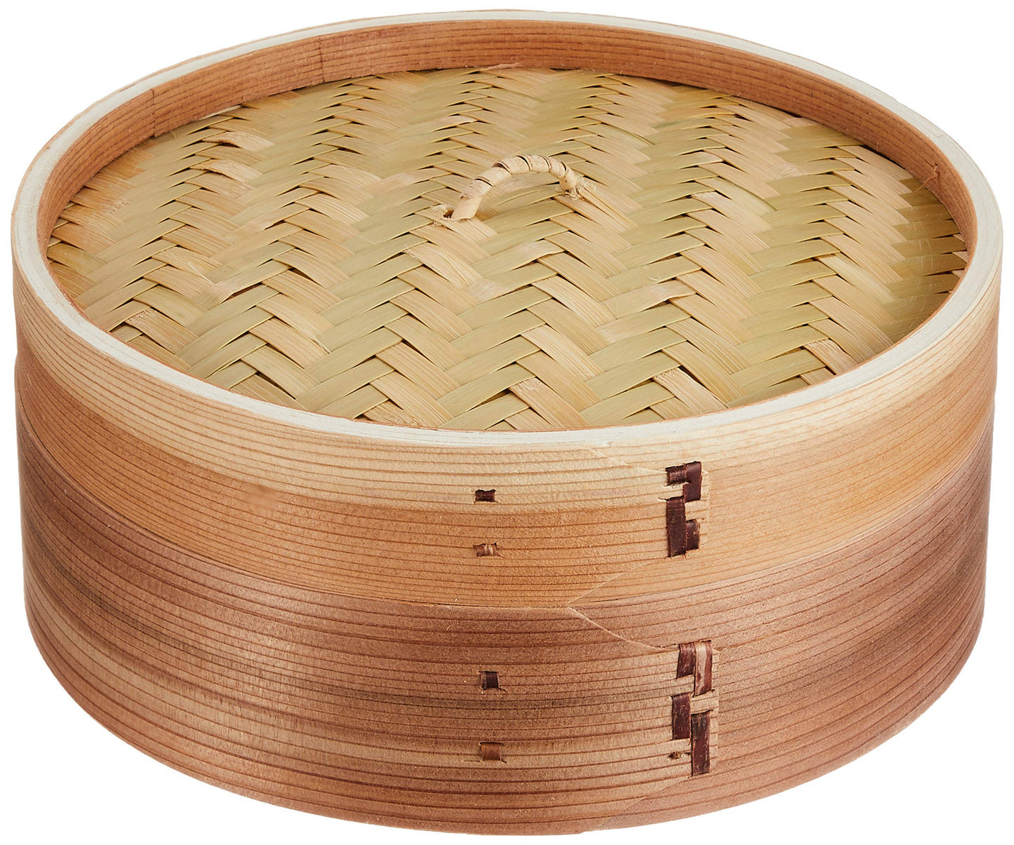 Parukinzoku village of sum Chinese bamboo steamer 24cm H-5715