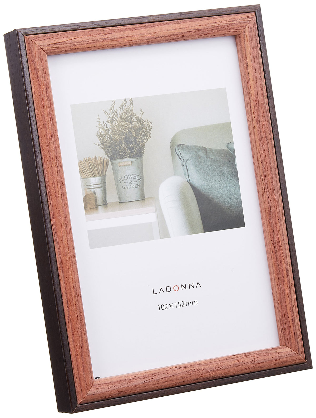 Ladonna Avanti DF85-P-DBR Picture Frame Wood Postcard 082469 Dark Brown