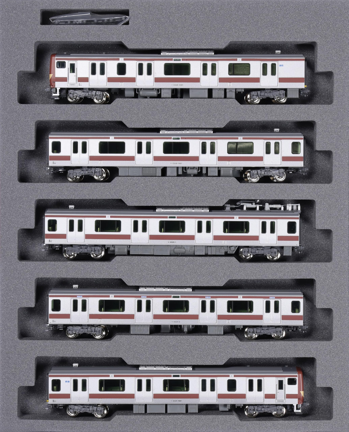 Hobby Center Kato 10-954S N Gauge E531 Series Red Electric Type 5-Car Attached Model Train Set