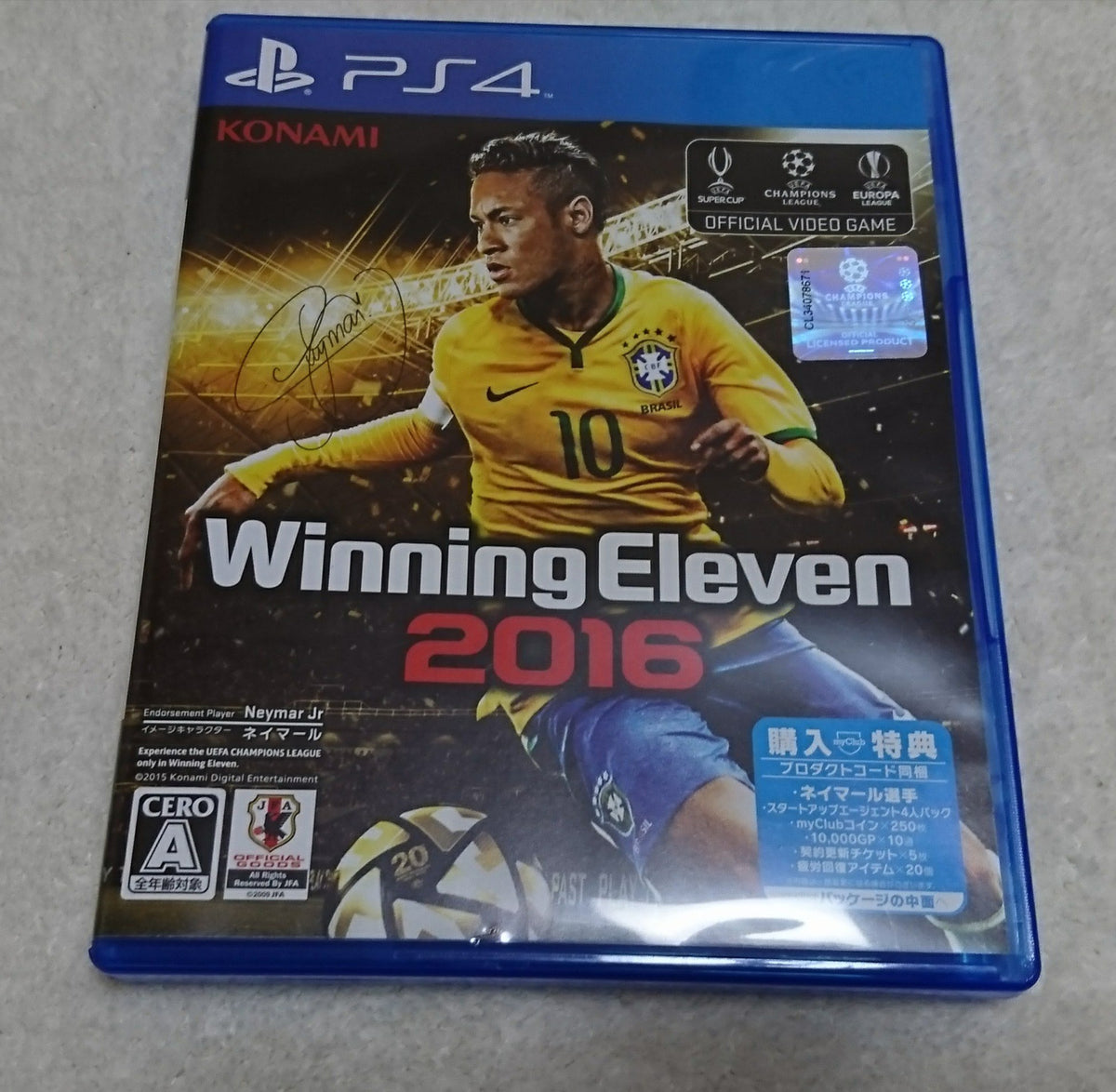 Winning Eleven 2016 PlayStation 4 Japanese Ver.