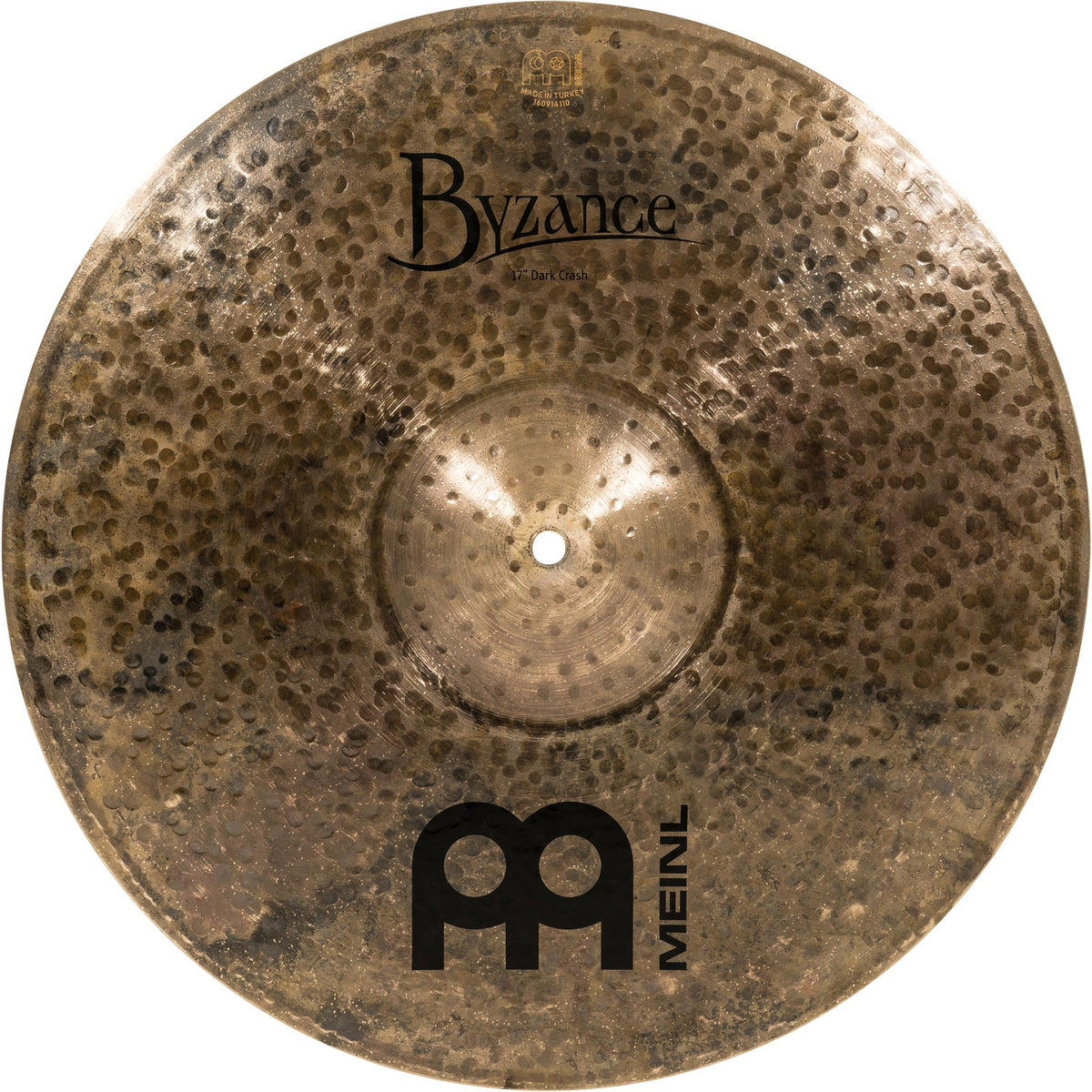 Byzance 17" Dark Crash — MADE IN TURKEY — Hand Hammered B20 Bronze, 2-YEAR WARRANTY