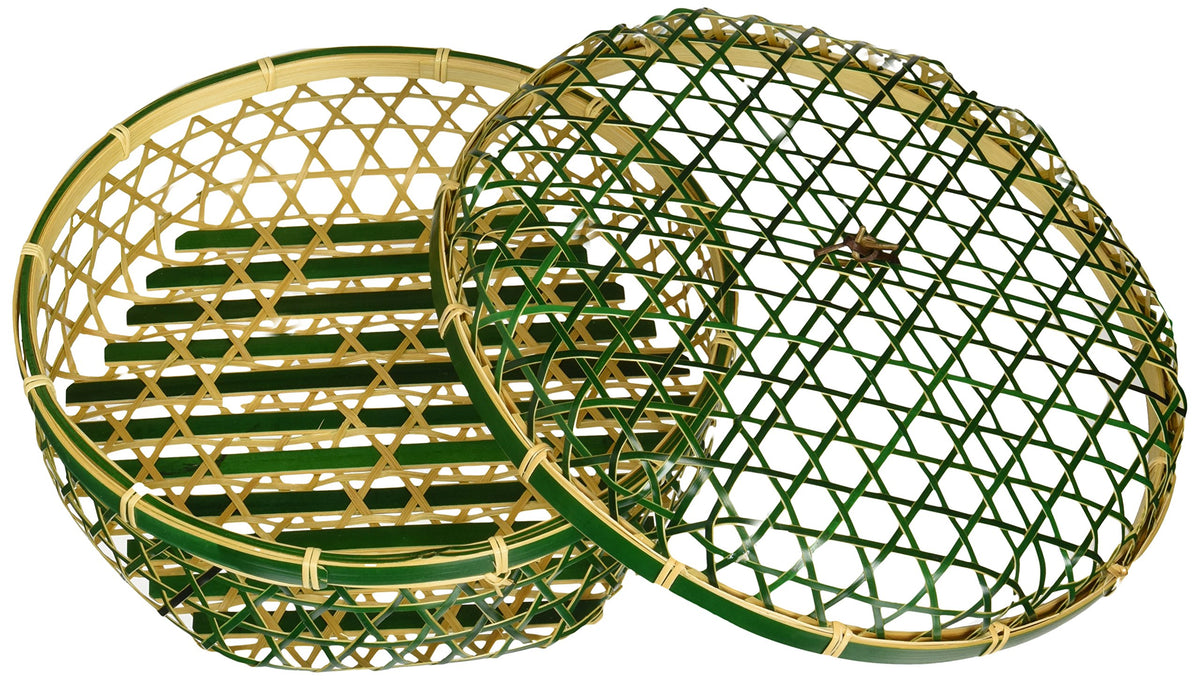 ヤマコー Yamako 23365 Green Cooking Basket with Lid