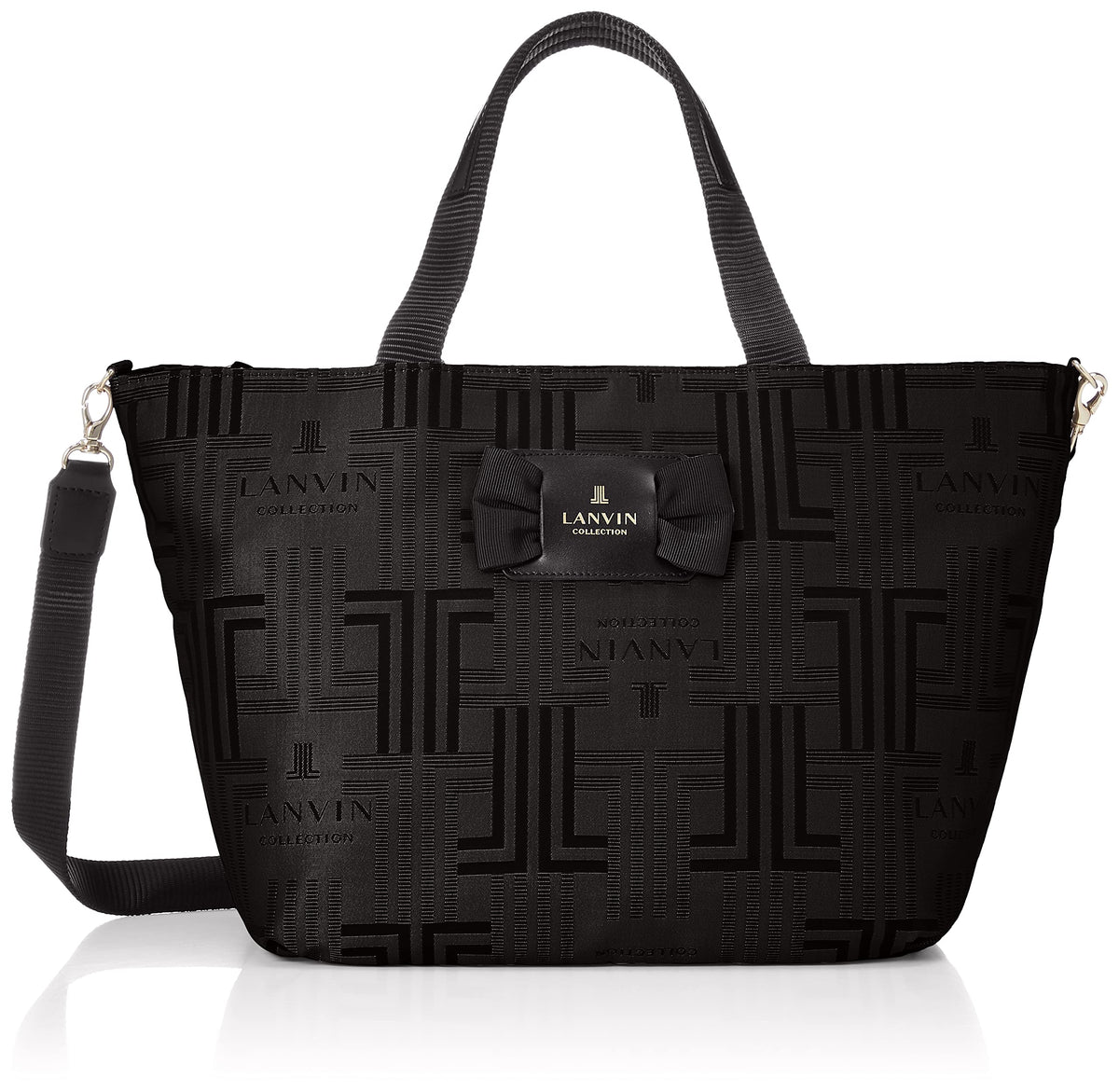 Lanvin Collection 61-6905 Women's 2-Way Bag, Black