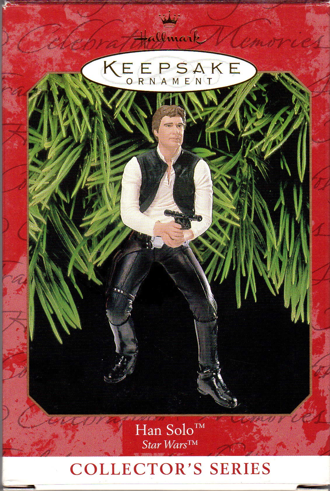 Hallmark Ornament: Han Solo | Star Wars: A New Hope | 3rd in Series | Porcelain | Pop Culture | Collectible