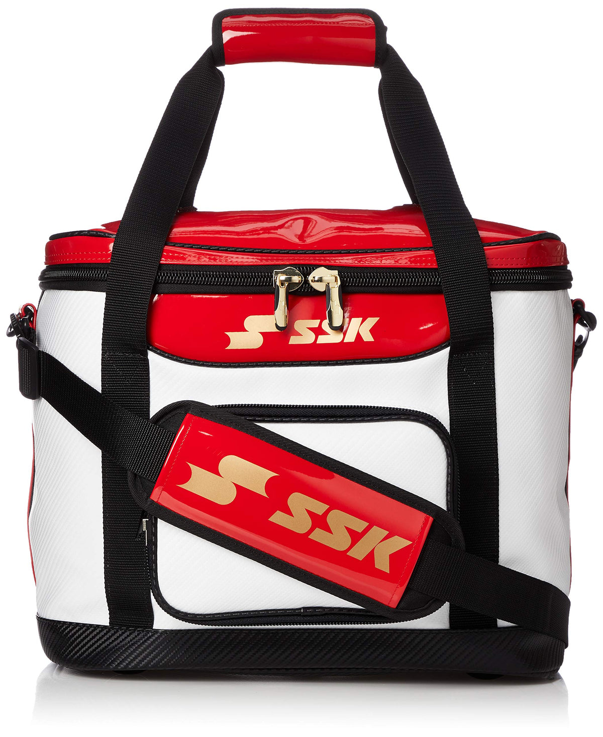 SSK(エスエスケイ) Men's ボールケース, White x Red (1020)