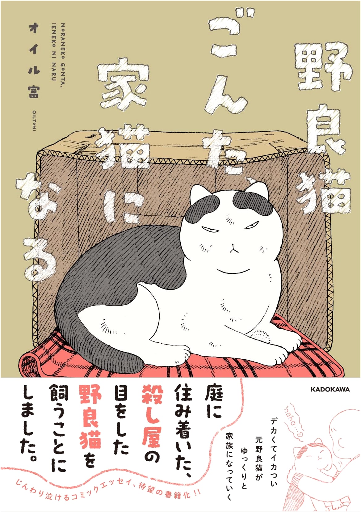 Gonta the Stray: How a Wild Cat Became a House Cat by Oil Tomi