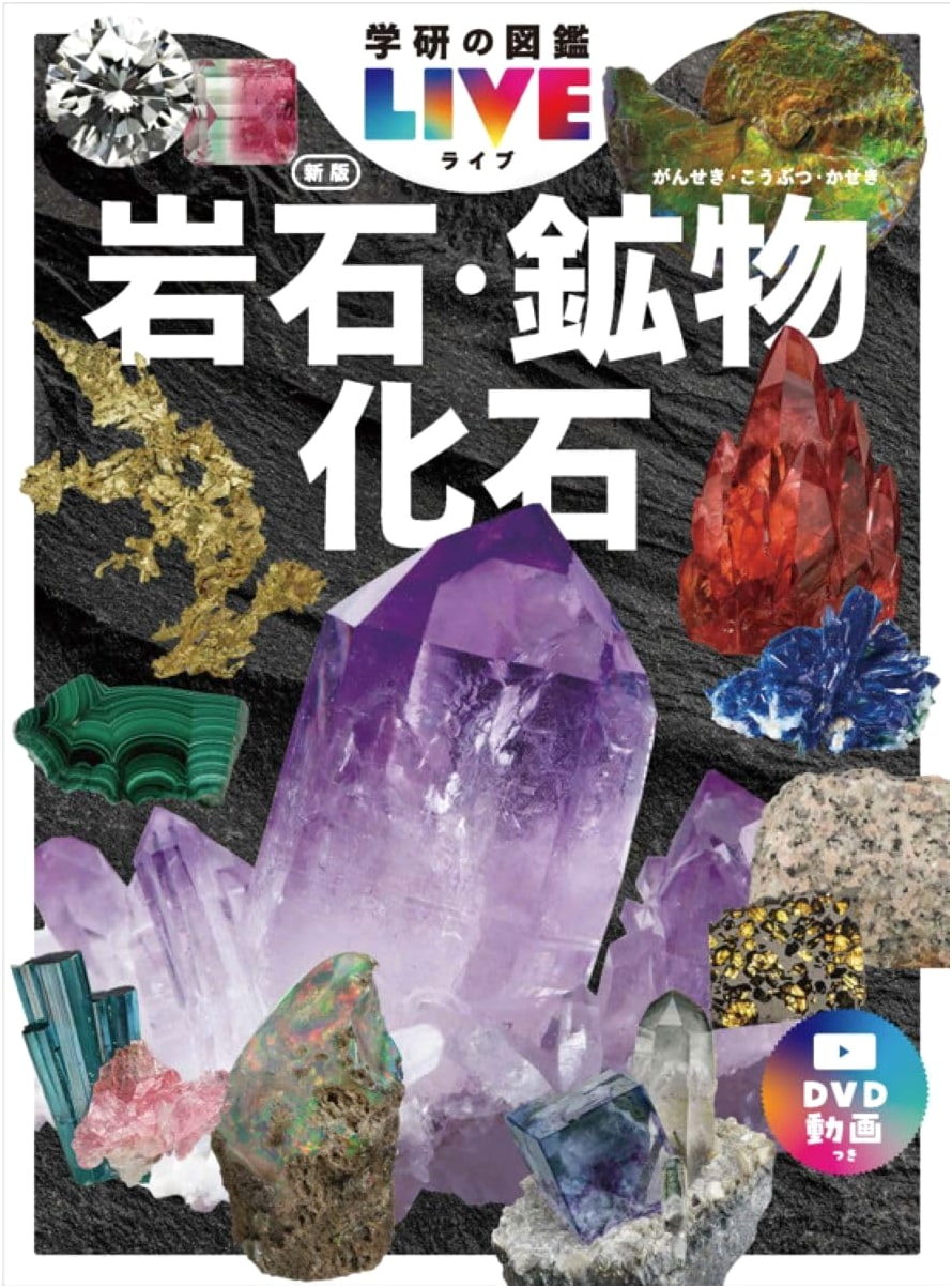 Rocks, Minerals, Fossils: New Edition (Gakken's LIVE Visual Guide 12)