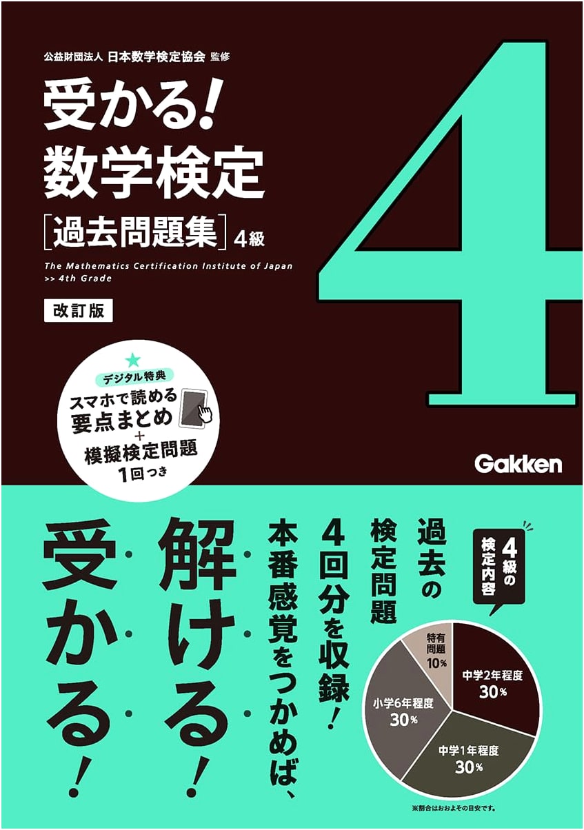 Revised Edition: Past Exam Questions for Level 4 - Gakken Study Guide