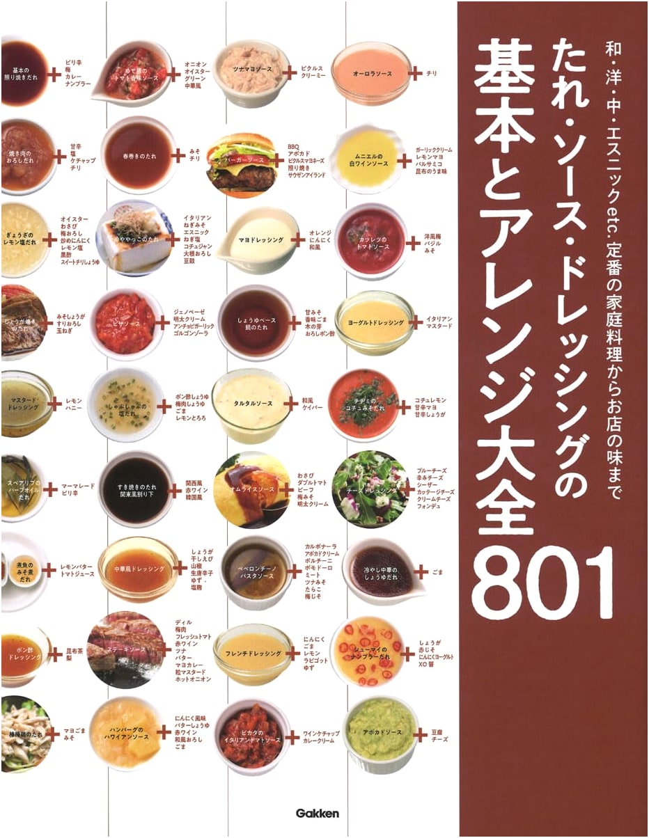 A Comprehensive Guide to 801 Basic & Creative Sauces, Dressings, & Dips