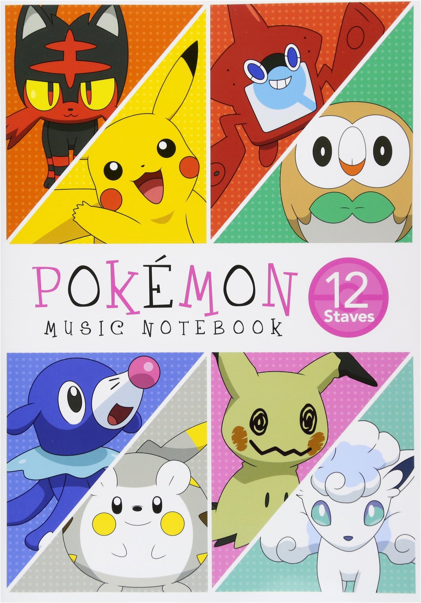 Pokémon Music Notebook (12 Stave)