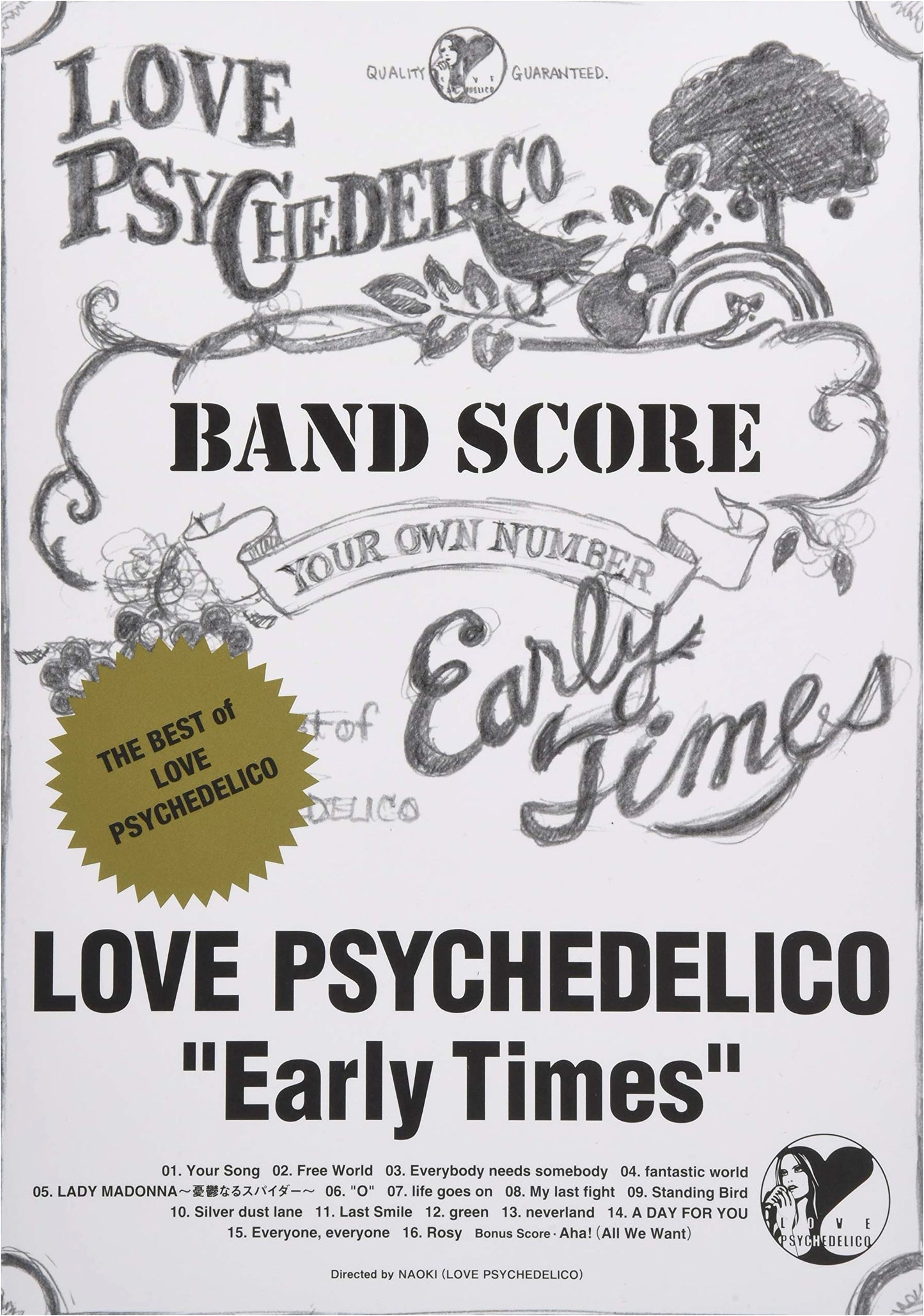 Band Score: LOVE PSYCHEDELICO / Early Times ~ The Best of LOVE PSYCHEDELICO