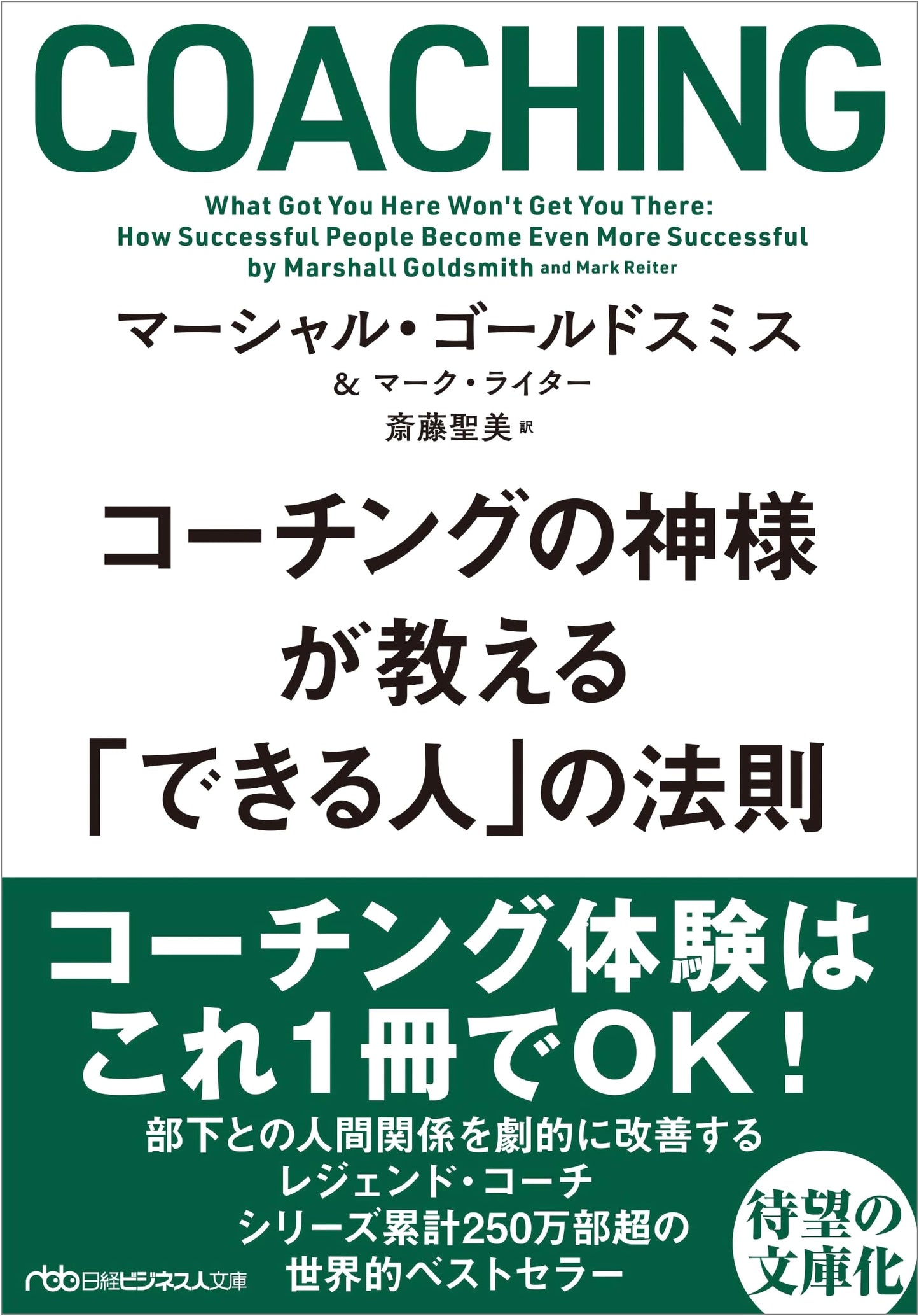 The Coaching God's Laws for High Achievers by Mark Reiter
