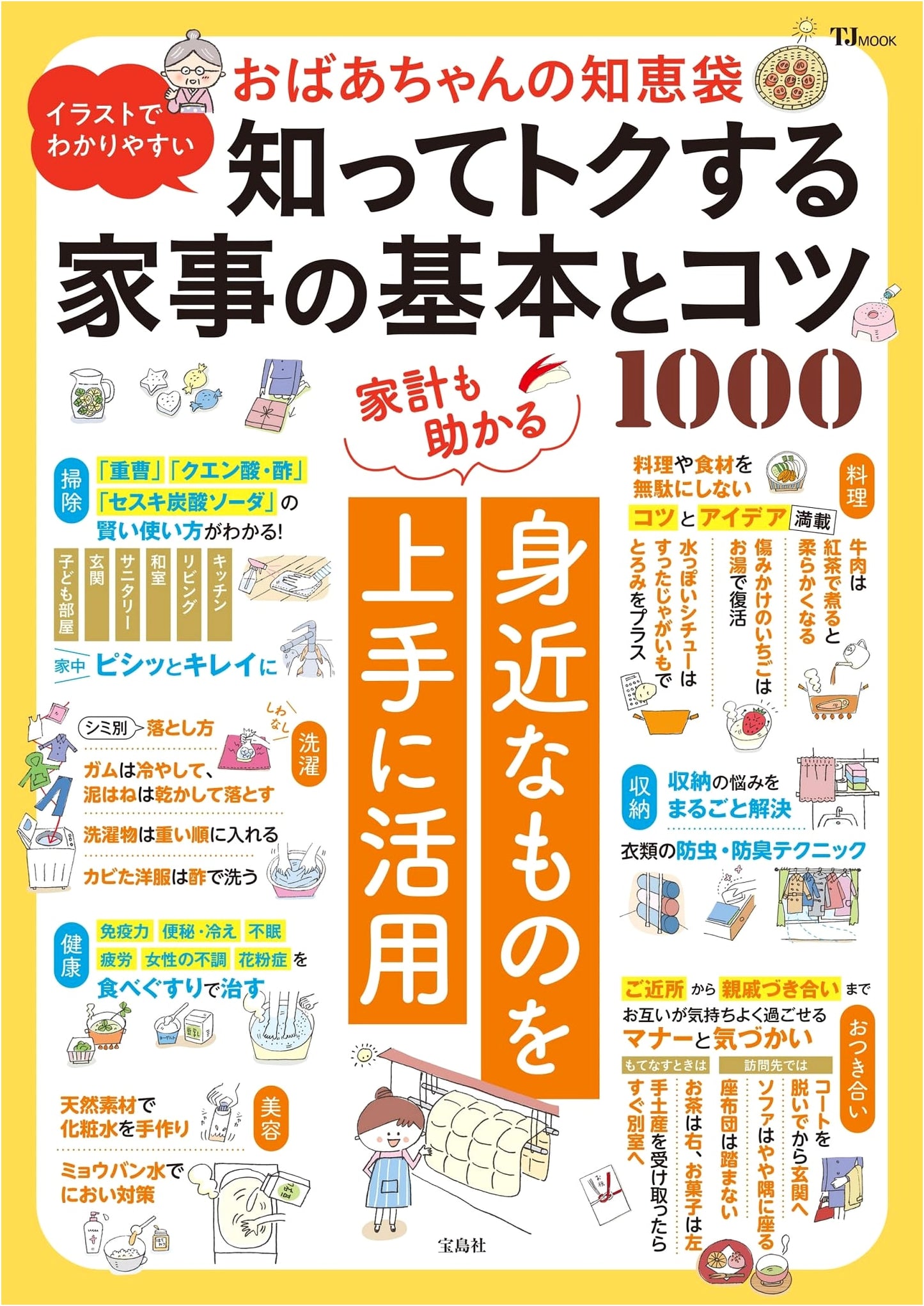 Grandma's Wisdom Illustrated: 1000 Tips for Household Chores & Life Hacks