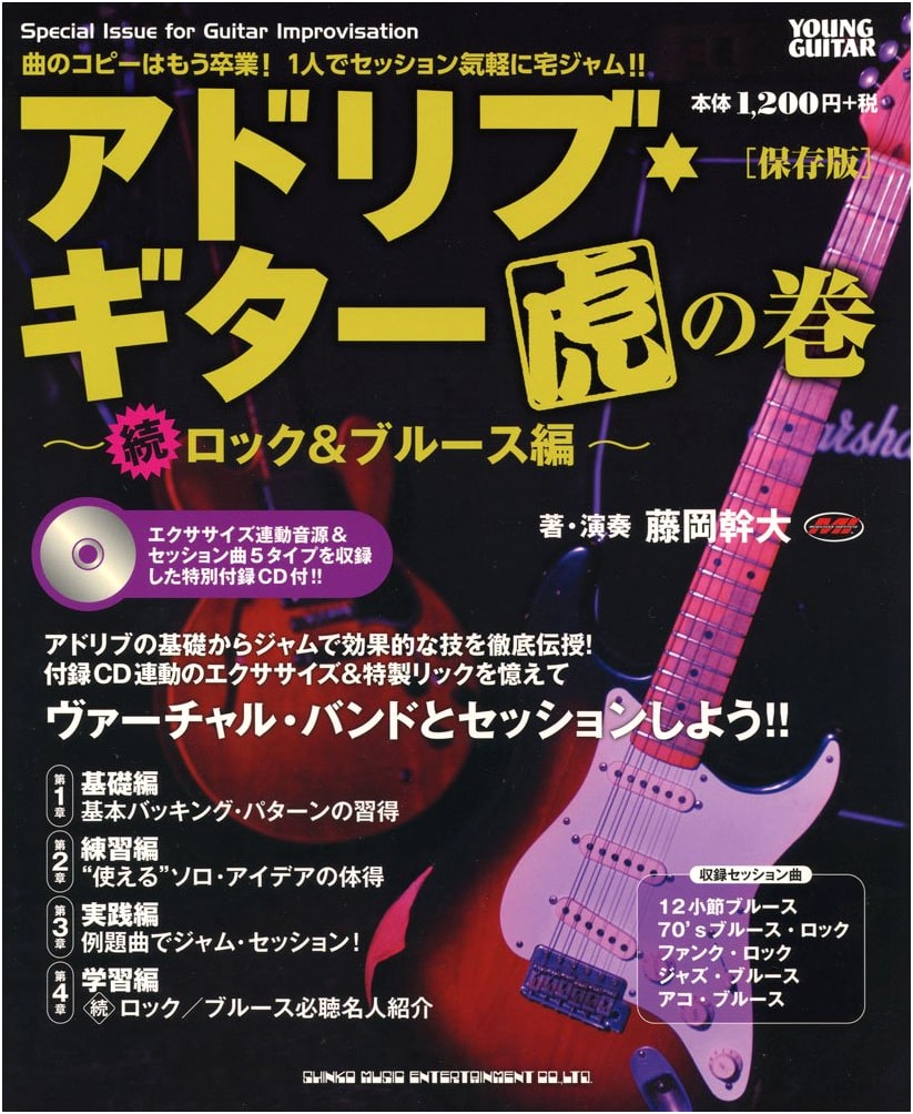 Ad-Lib Guitar Tiger Scroll: Rock & Blues Edition, Vol. 2 (with CD)
