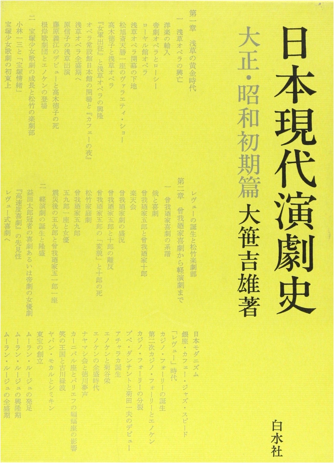 History of Modern Japanese Theater (Taisho and Early Showa Periods)