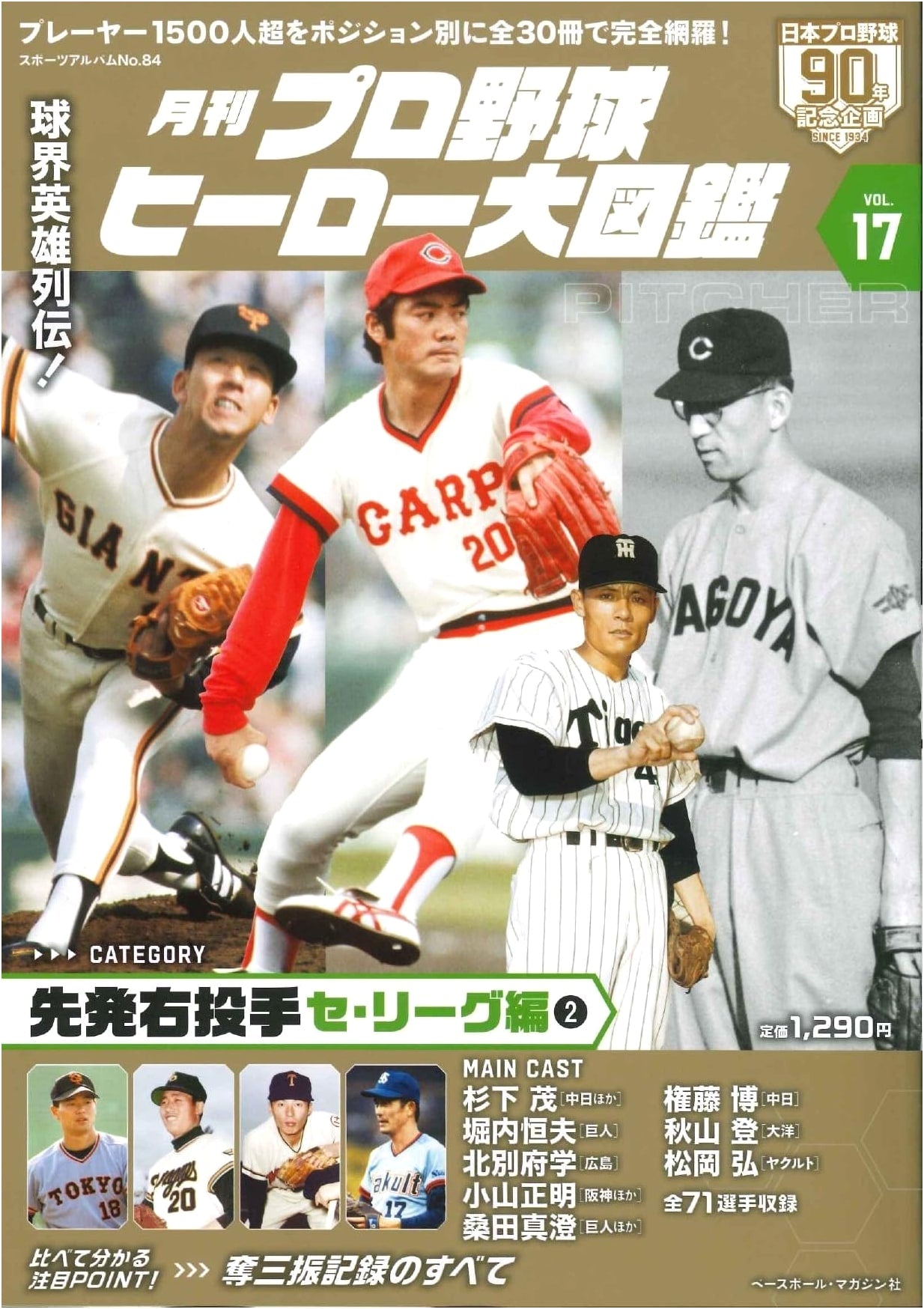 Professional Baseball Heroes Grand Illustrated Guide Vol. 17: Sports Album