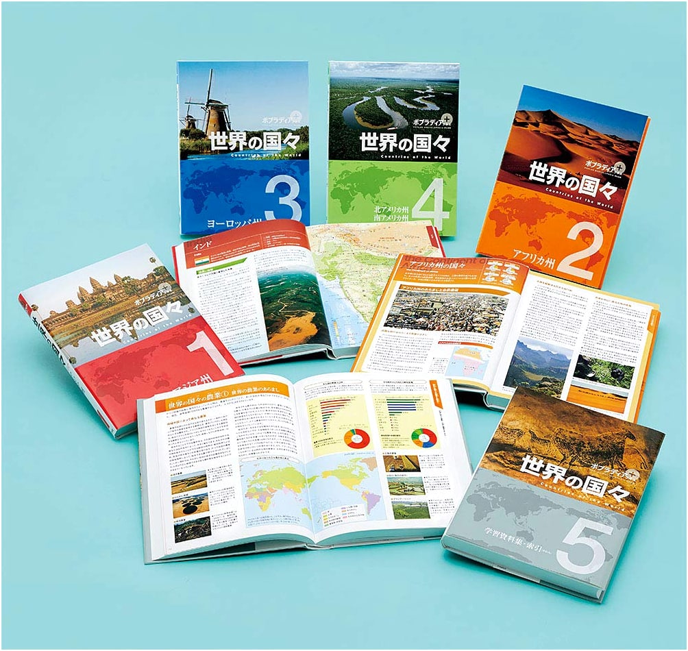 Popladia Plus: Countries of the World (Complete 5-Volume Set)
