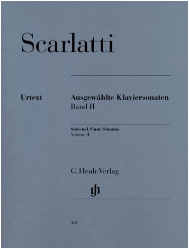 Scarlatti, D.: Selected Harpsichord Sonatas, Vol. 2 / Henle Urtext / Johnsson Ed.