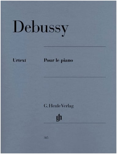 Debussy: Pour le Piano - Henle Urtext Edition