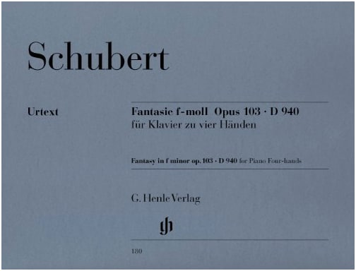 Schubert: Fantasie in F Minor, Op. 103 D. 940 (Henle Urtext Edition)