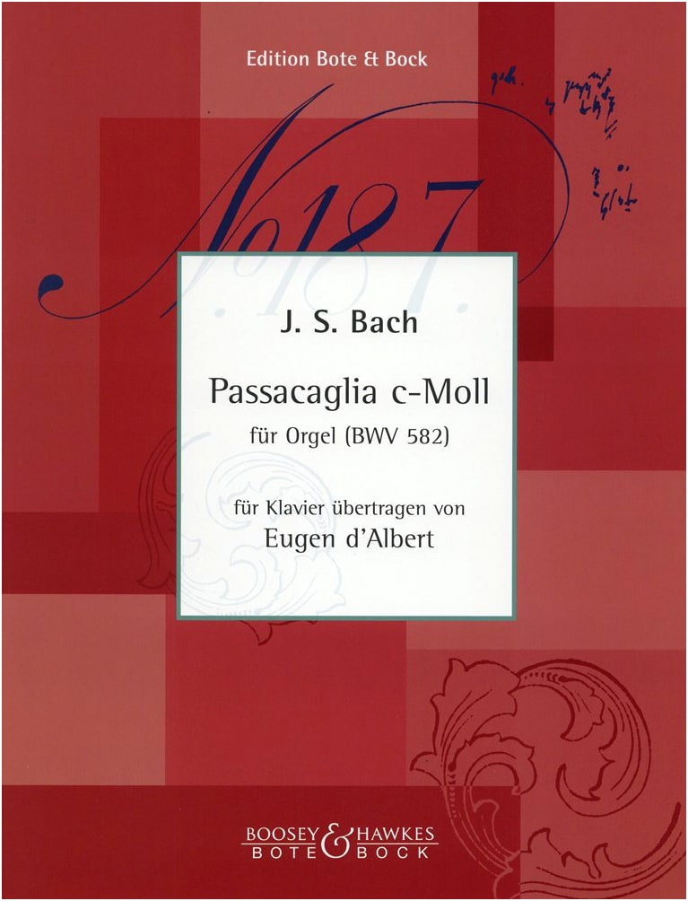 J. S. Bach: Passacaglia in C Minor BWV 582, d'Albert Piano Solo Arr.