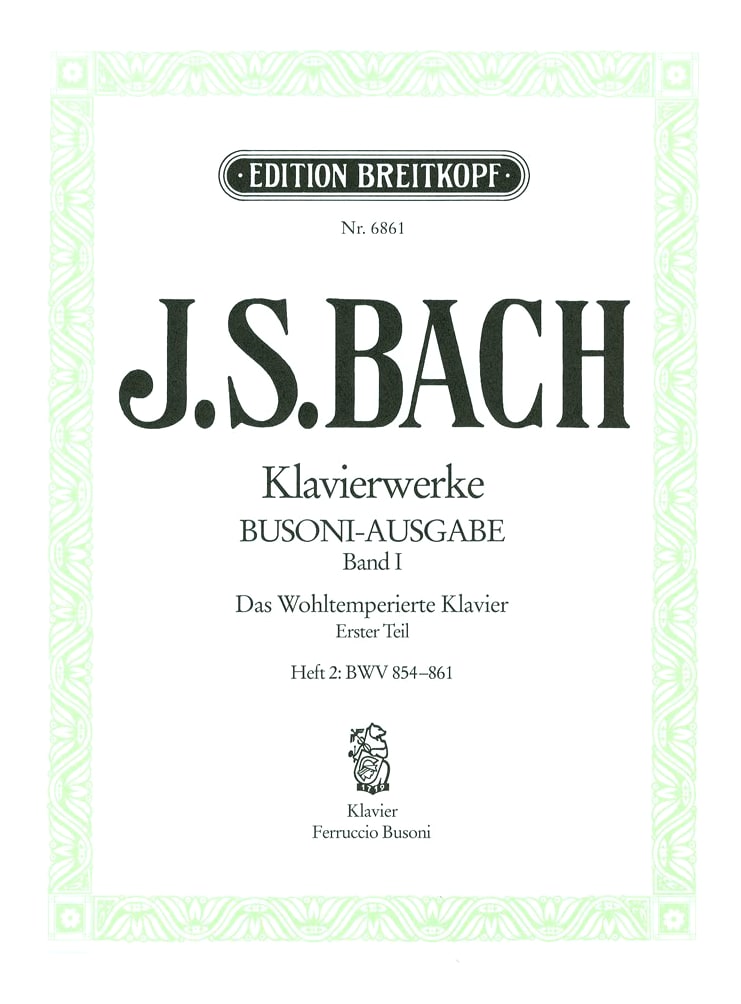 Bach, J. S.: The Well-Tempered Clavier, Vol. 1 & 2, BWV 854-861 / Busoni Edition