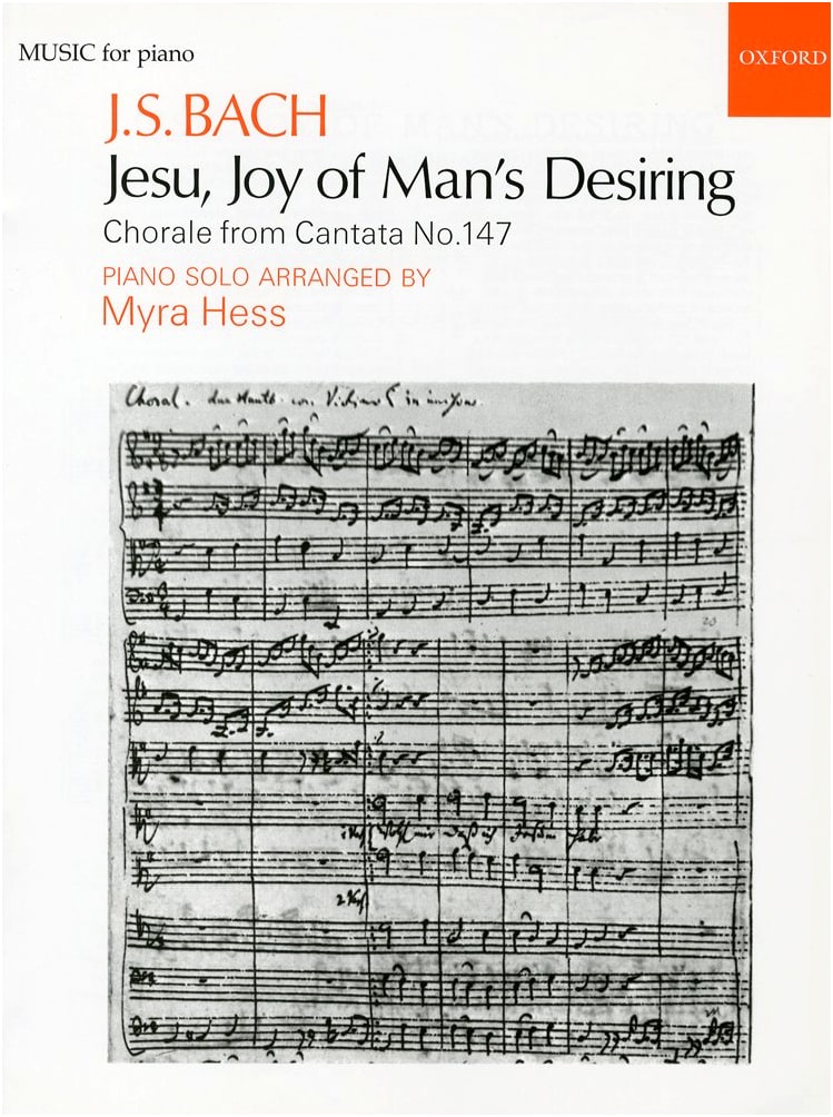 J. S. Bach / Myra Hess: Jesu, Joy of Man's Desiring for Piano Solo