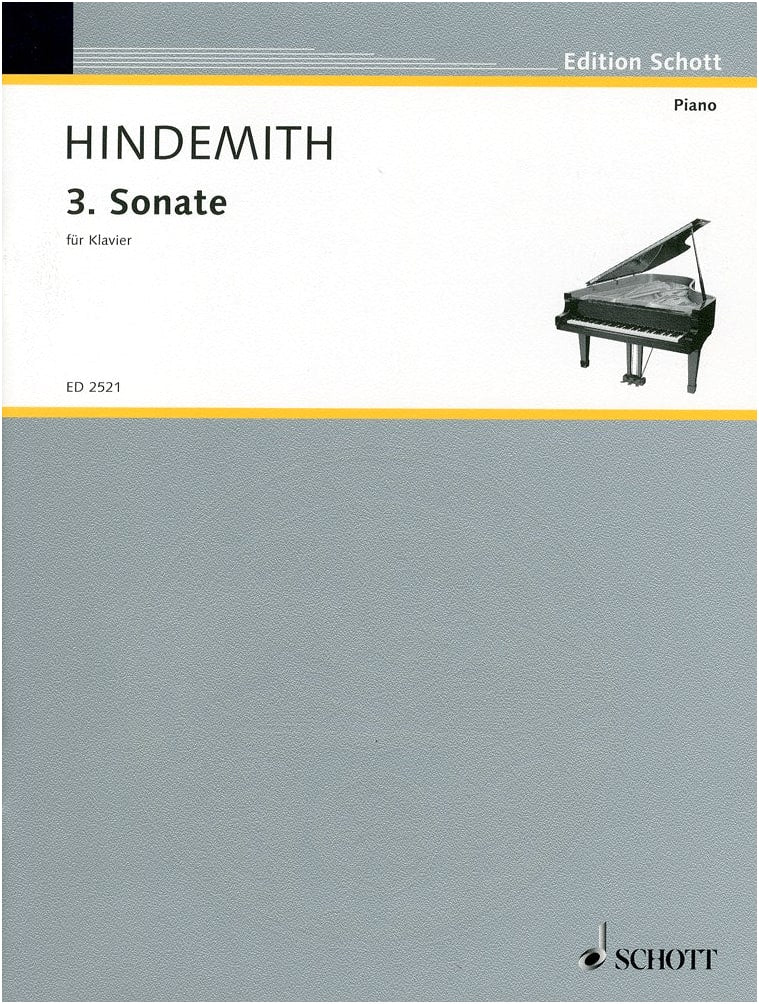 Hindemith: Piano Sonata No. 3 in B-flat Major / Schott Edition