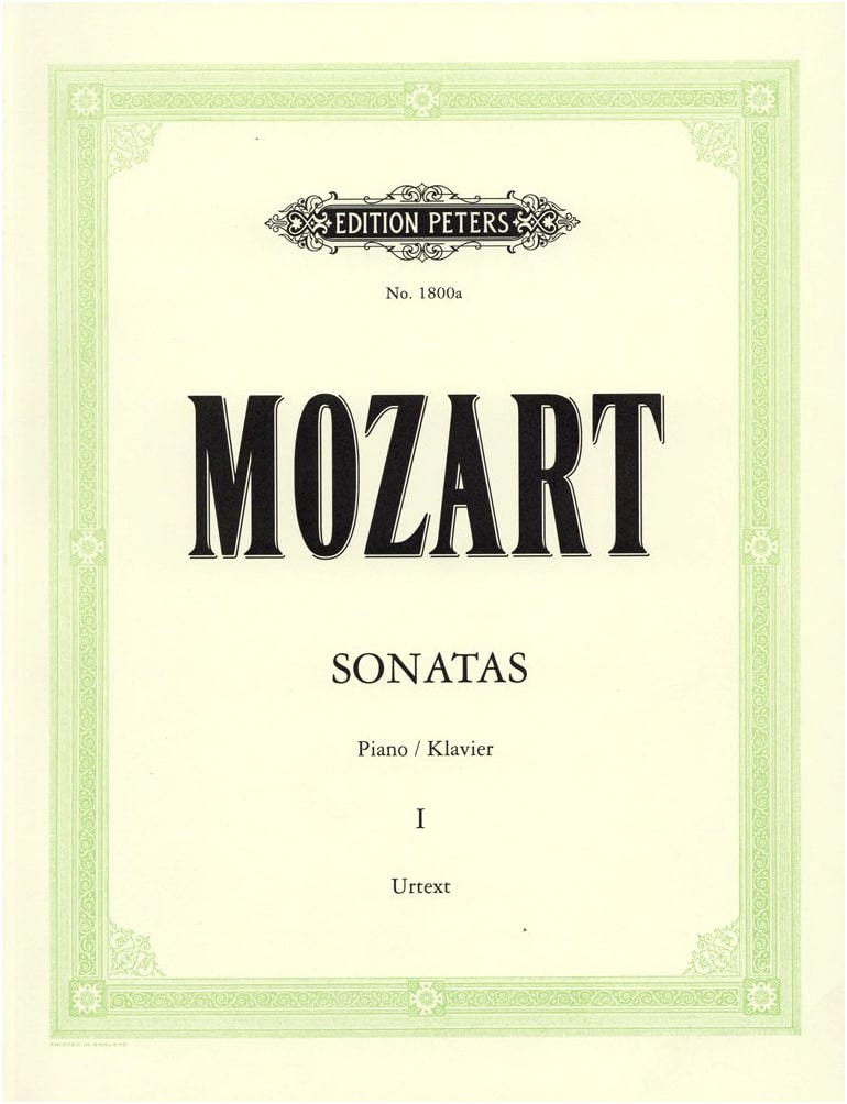Mozart: Piano Sonatas, Vol. 1 (Martienssen & Weismann Edition) - Peters