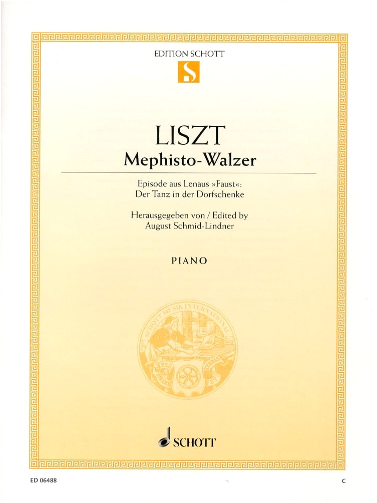 Liszt: Mephisto Waltz No. 1 for Piano Solo (Schott Edition)