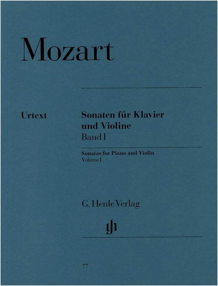 Mozart: Violin Sonatas Vol. 1, KV 301-306 (Henle Urtext Edition with Piano)