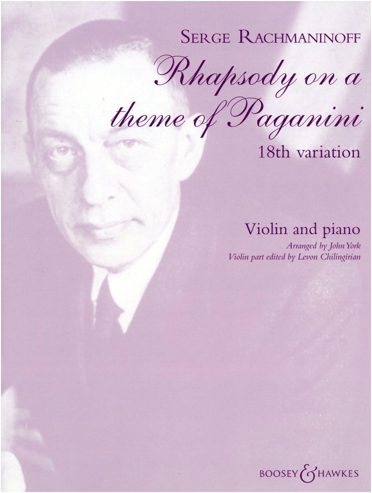 Rachmaninoff: Rhapsody on a Theme of Paganini, 18th Variation - Violin Solo with Piano