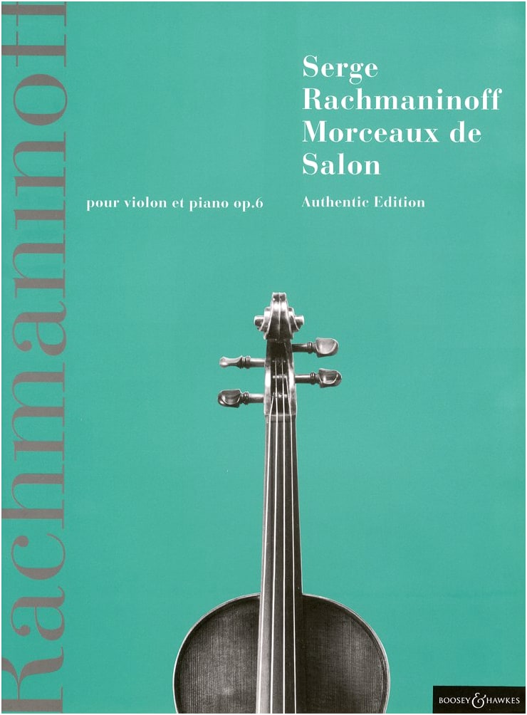 Rachmaninoff: Two Salon Pieces, Op. 6 - Violin Solo Sheet Music with Piano Accompaniment