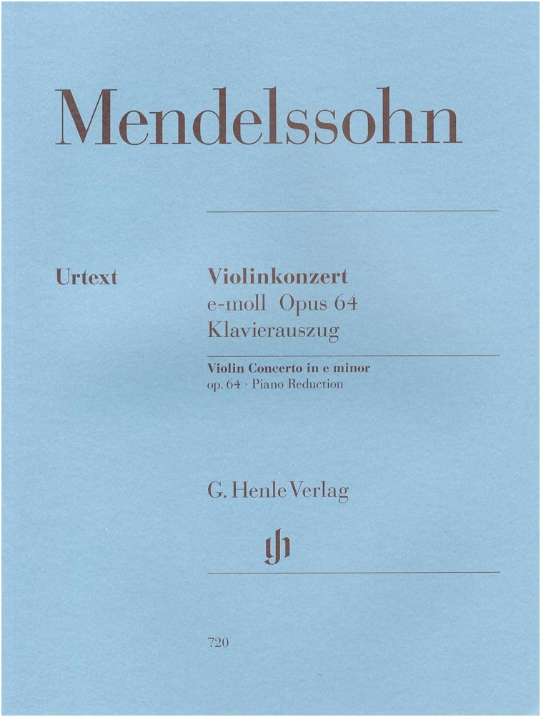 Felix Mendelssohn: Violin Concerto in E Minor, Op. 64 - Henle Urtext Edition