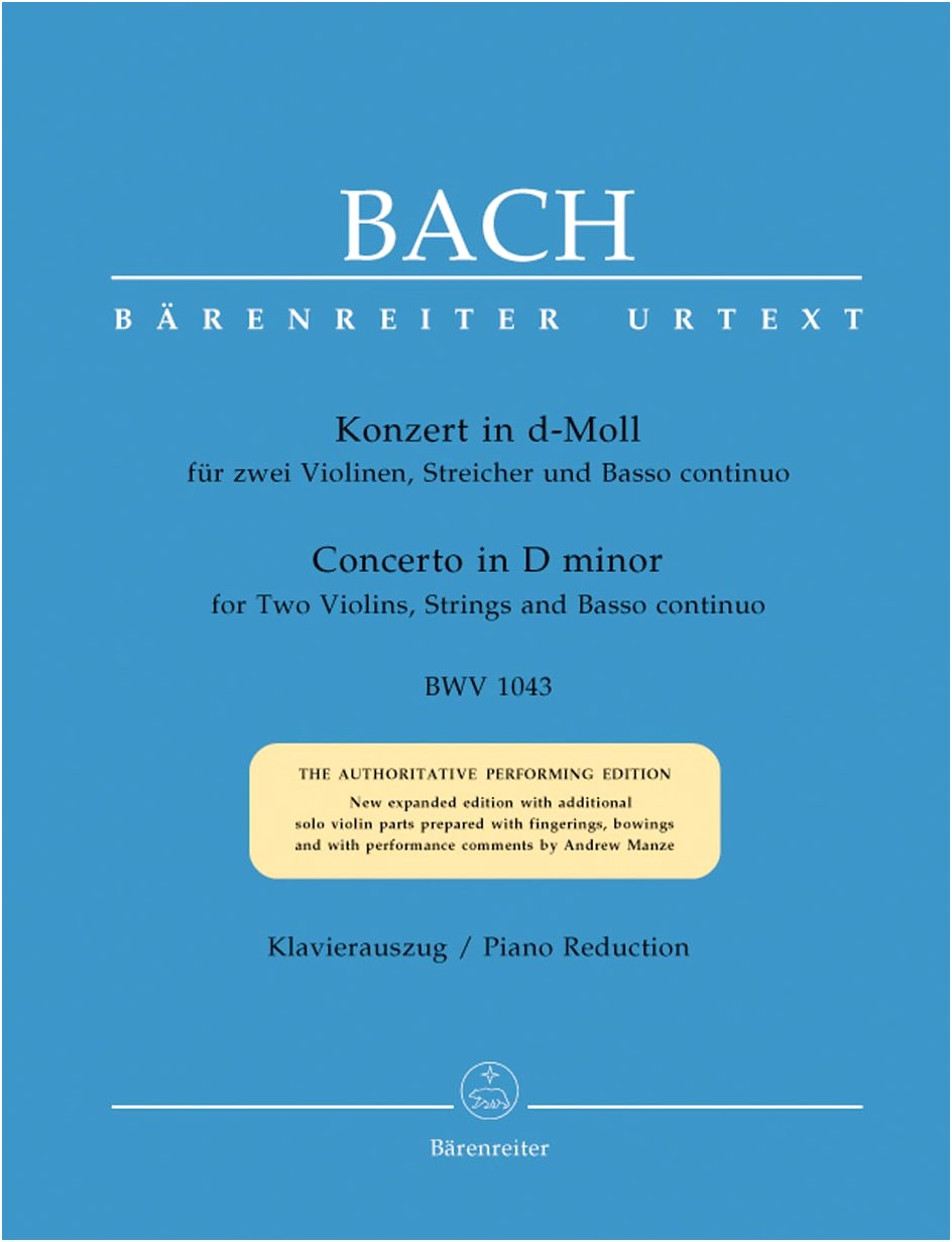 Bach, J. S.: Concerto for Two Violins and Orchestra in D Minor BWV 1043