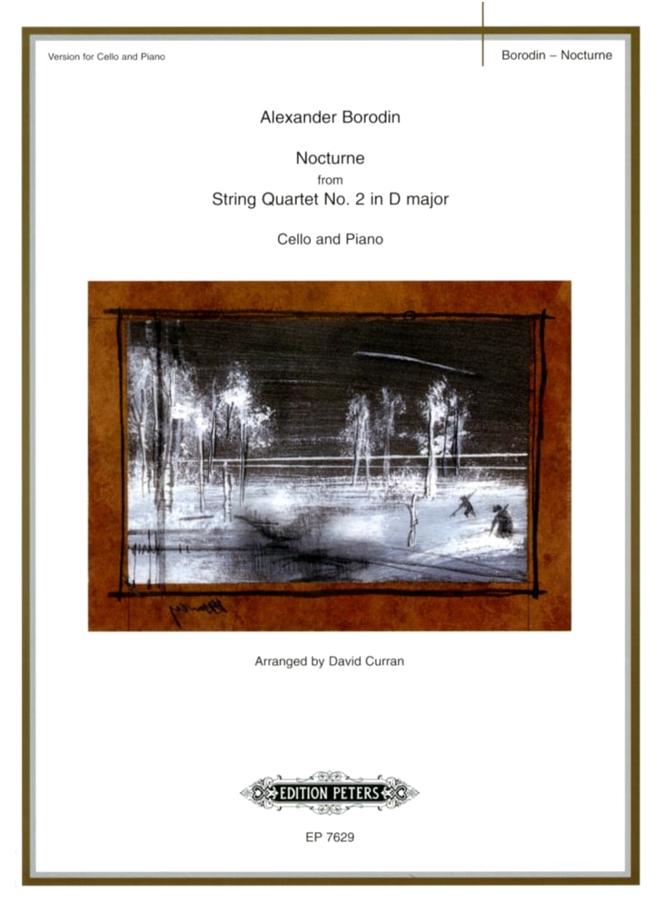 Borodin: Nocturne from String Quartet No. 2 for Cello Solo with Piano Accompaniment